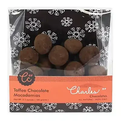 Charles Chocolates Toffee Chocolate Macadamia