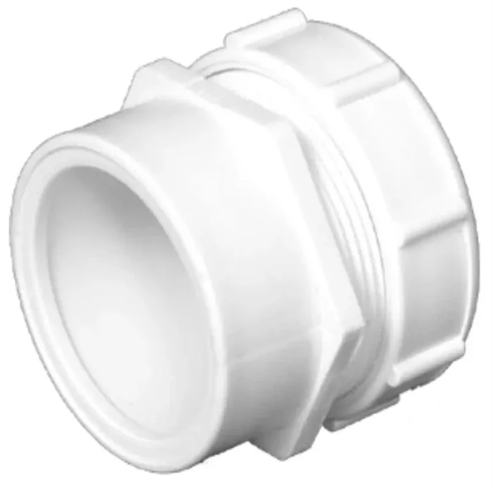 Charlotte Pipe 1-1/2-in x 1-1/4-in PVC DWV Reducing Male Trap Adapter