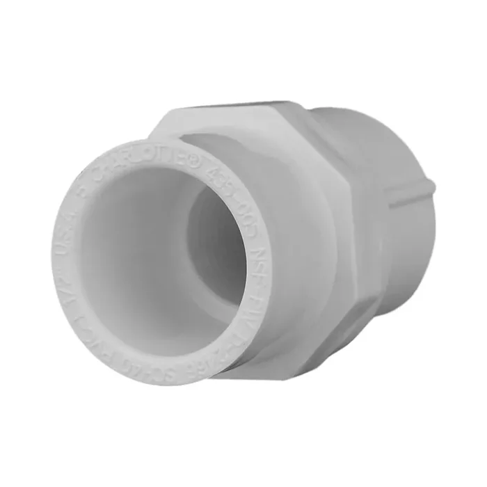 Charlotte Pipe 1-1/4-in Schedule 40 PVC Socket x Female Adapter – White (NSF Safety Listed)