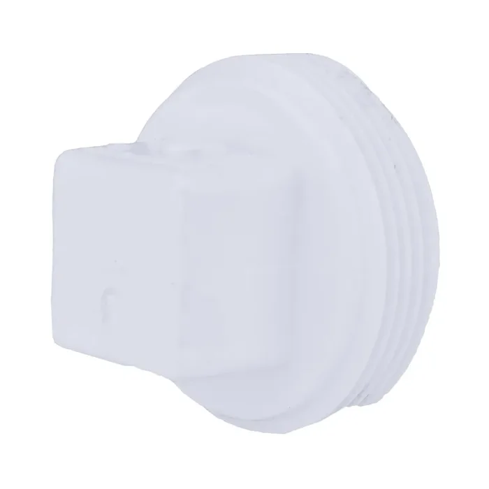 Charlotte Pipe 3-in PVC DWV Male Plug for Non-Potable Water – Schedule 40, NSF Safety Listed