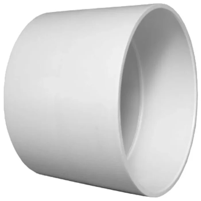 Charlotte Pipe 3-in x 3-in PVC DWV Hub Coupling for Sanitary Drain, Waste, and Vent Applications