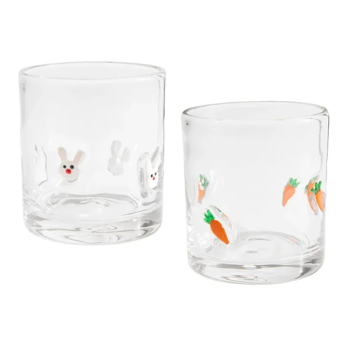 Charm Easter Inlay Double Old Fashioned Glass