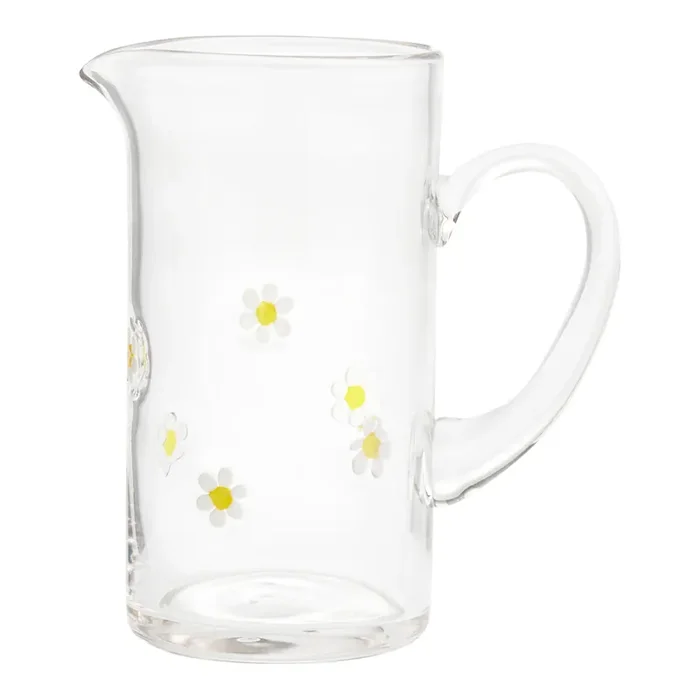Charm Inlay Glass Pitcher