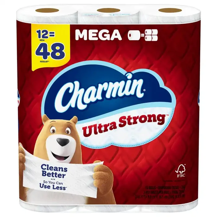 Charmin B/Tsu Ult Strong Mega Roll