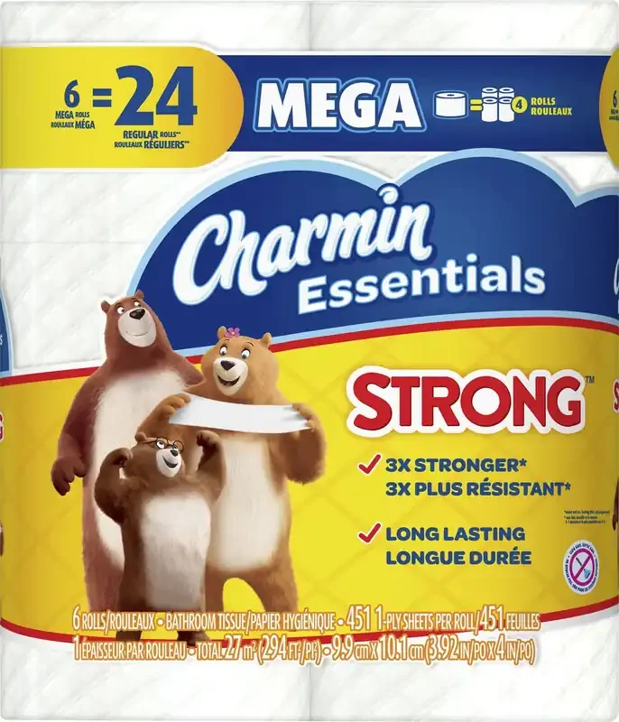 Charmin Ess Strong Mega Rolls
