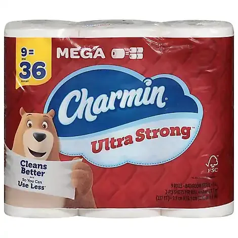 Charmin Strong 9 Mega Roll – 9 RL