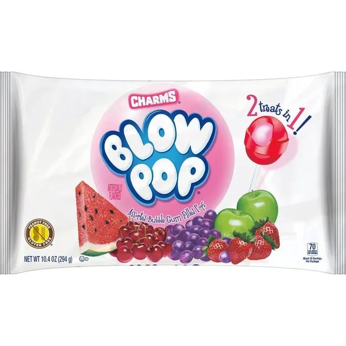 Charms Blow Pop Assorted Bubble Gum Pops – 10.4 oz