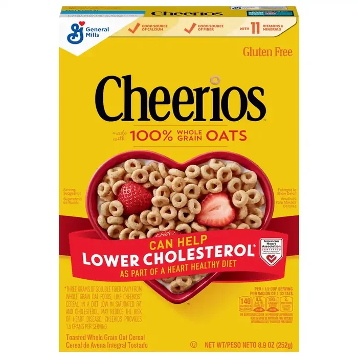 Cheerios, Heart Healthy Gluten Free Breakfast Cereal, 8.9 oz