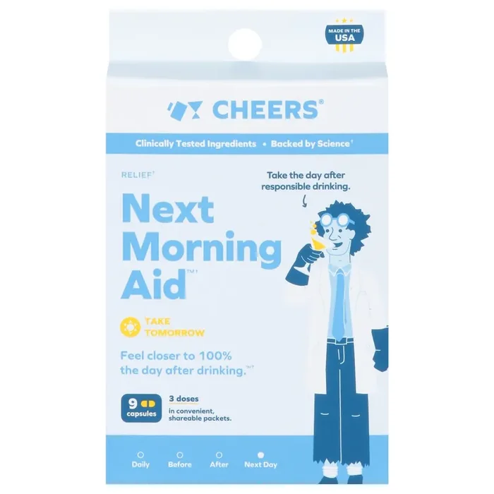 Cheers Relief Next Morning Aid