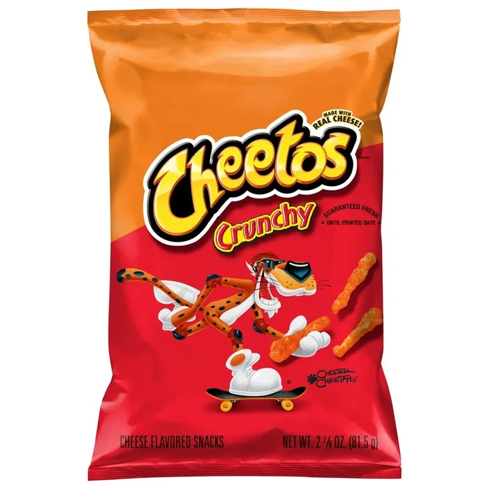 Cheetos Crunchy Cheese Flavored Snacks 2 7/8 Oz