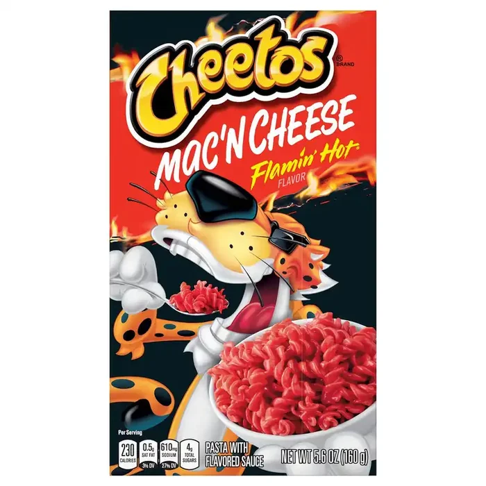 Cheetos Pasta With Flavored Sauce