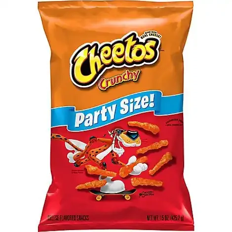Cheetos Snacks Cheese Flavored Crunchy Party Size – 15 Oz