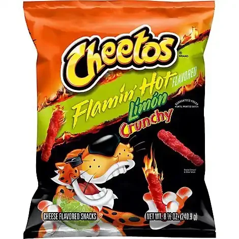 Cheetos Snacks Cheese Flavored Flamin Hot Limon – 8.5 Oz