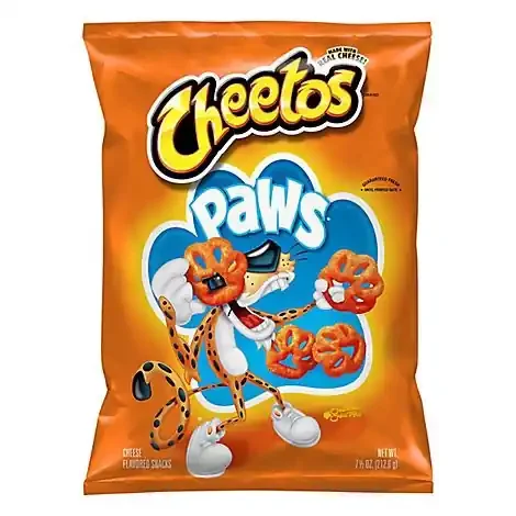 Cheetos Snacks Cheese Flavored Paws – 7.5 Oz