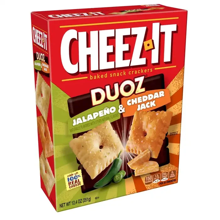 Cheez-It Baked Snack Cheese Crackers Jalapeno & Cheddar Jack