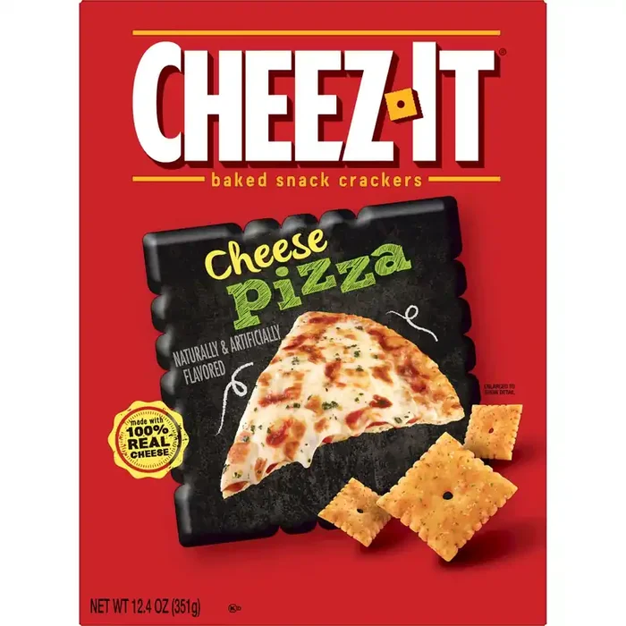 Cheez-It Cheese Crackers, Cheese Pizza, 12.4 oz