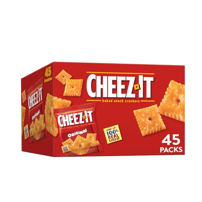 Cheez-It Cheese Crackers, Original, 67.5 oz, 45 Count