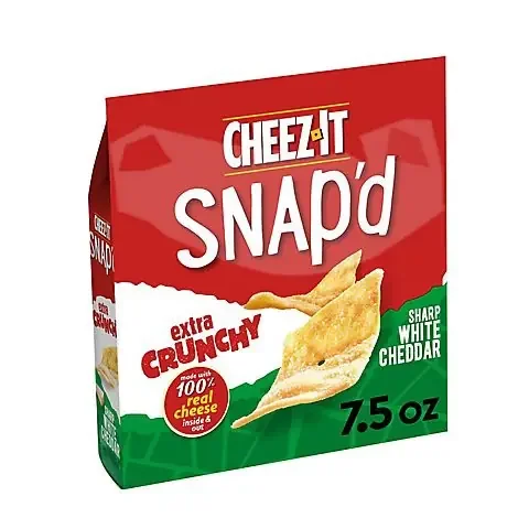 Cheez It Extra Crunchy Sharp White Cheddar – 7.5 Oz.