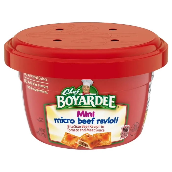 Chef Boyardee Mini Micro Beef Ravioli