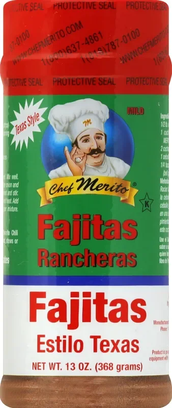 Chef Merito Fajitas Rancheras Seasoning