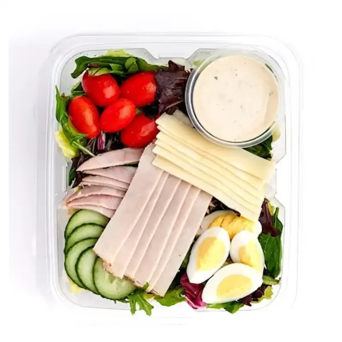 Chef Salad With Ham Turkey And Egg