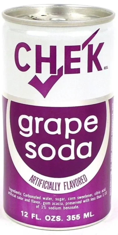 Chek Diet Grape Soda – 12 ct; 12 oz