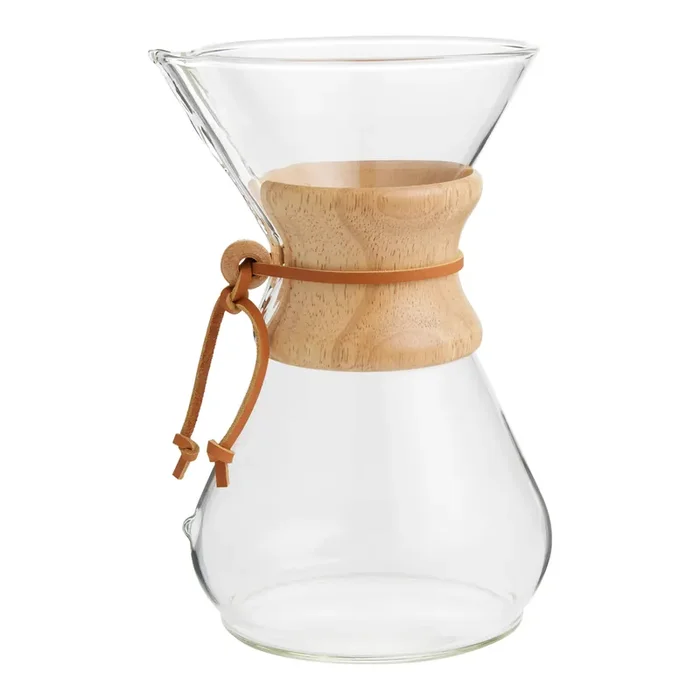 Chemex 8 Cup Glass Pour Over Coffee Maker