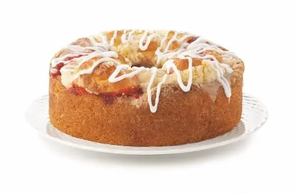 Cherry Filled Creme Cake – Half Cake