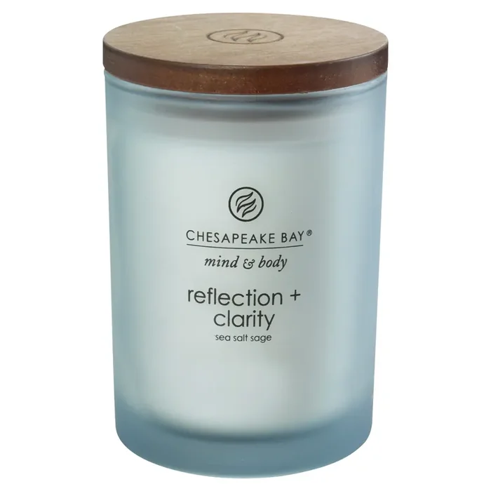 Chesapeake Bay Candle Mind & Body Collection Reflection + Clarity Sea Salt Sage