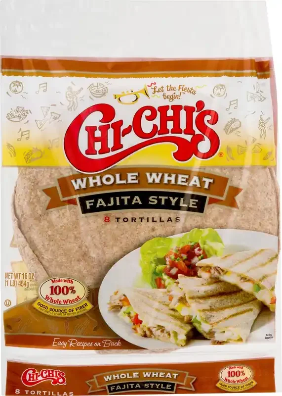 Chi-Chi‘s Whole Wheat Fajita Style Tortillas 8 ea