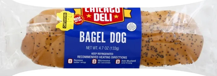 Chicago Deli Hotdog Beef Bagel 4.7 Oz