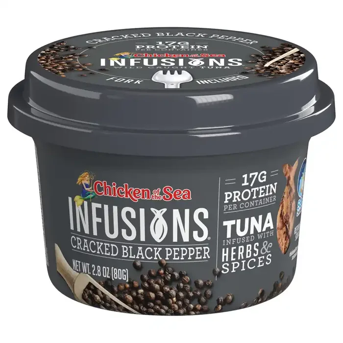Chicken of the Sea Infusions Tuna Cracked Black Pepper – 2.8 Oz