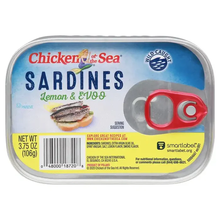 Chicken of the Sea Sardines in Lemon and Extra Virgin Olive Oil 3.75 ounces