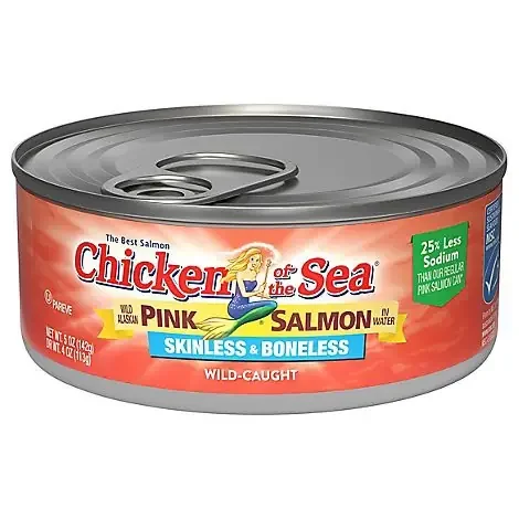 Chicken Of The Sea Skinless/boneless Pink Salmon Low Sodium – 5 OZ