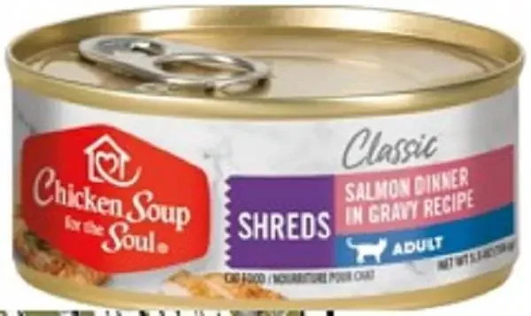 Chicken Soup Classic Cat Salmon Dinner In Gravy Shreds