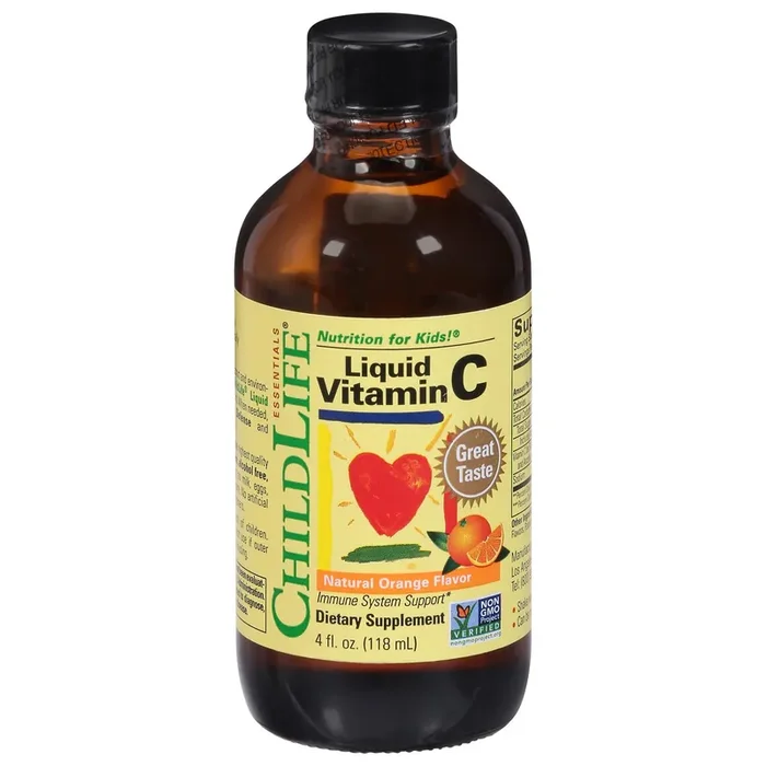 ChildLife Natural Orange Flavor Liquid Vitamin C 4 fl oz