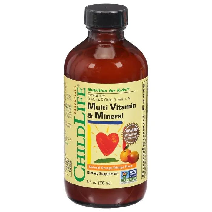 ChildLife Natural Orange/Mango Flavor Multi Vitamin & Mineral 8 fl oz