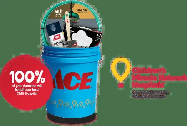 CHILDREN‘S MIRACLE NETWORK BUCKET SALE DONATION