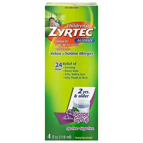 Childrens Zyrtec Grape – 4 Oz