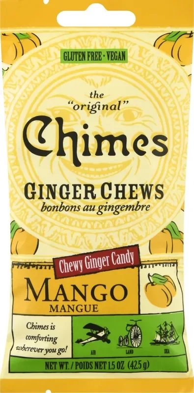 Chimes Ginger Chews Mango – 1.5 oz