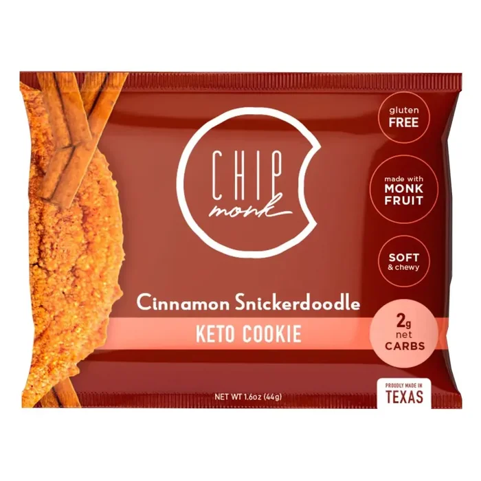 Chip Monk Cinnamon Snickerdoodle Cookie