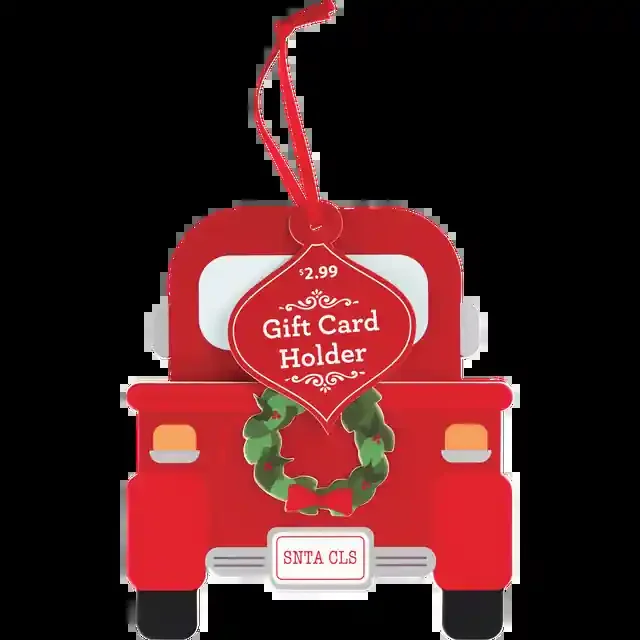 Chipboard Ornament Truck