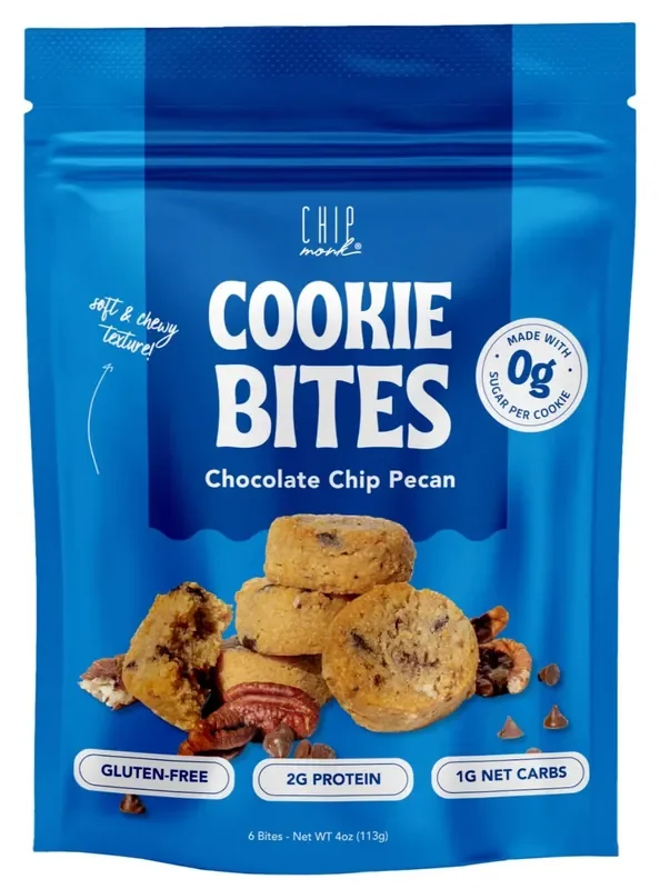 ChipMonk Chocolate Chip Pecan Keto Cookie Bites