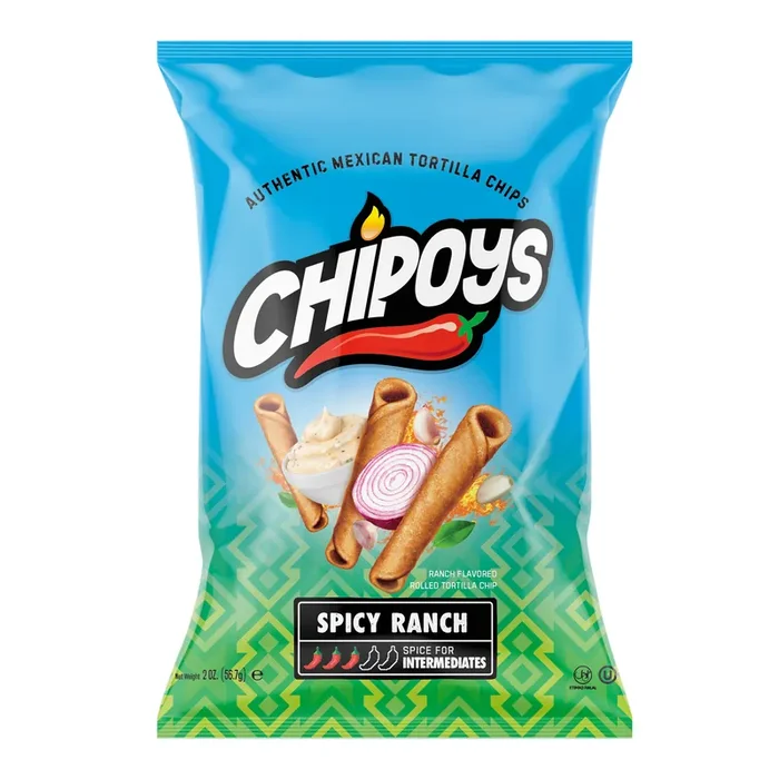 Chipoys Spicy Ranch Rolled Tortilla Chips