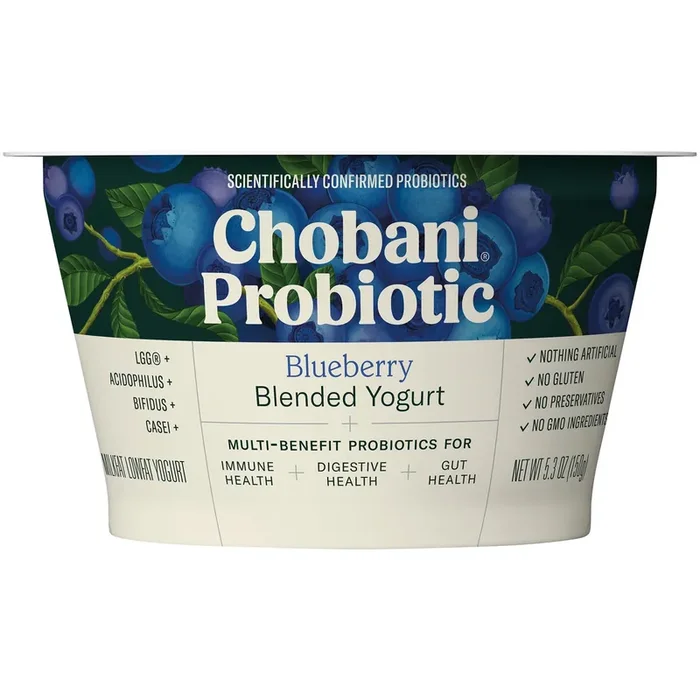 Chobani Blueberry Probiotic Greek Yogurt