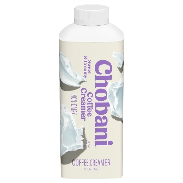 Chobani Coffee Creamer, Non-Dairy, Sweet & Creamy – 24 fl oz
