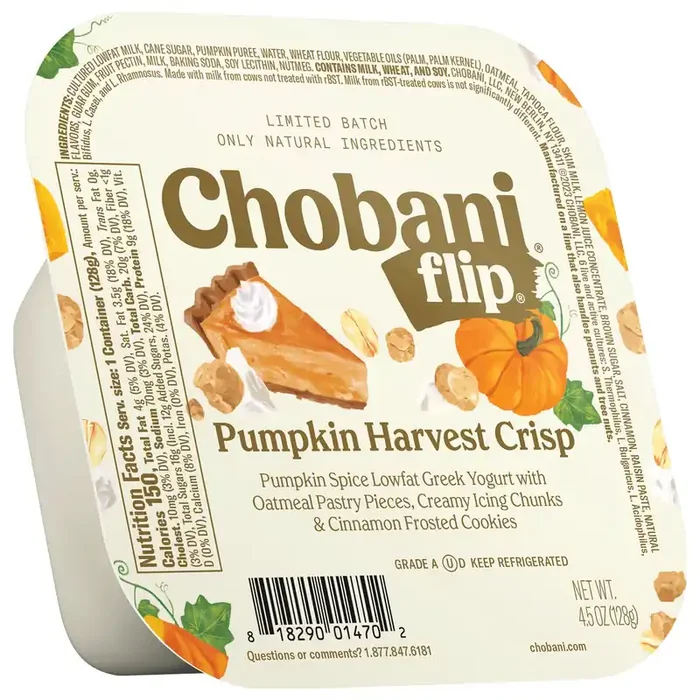 Chobani Crisp, Pumpkin Harvest – 5.3 oz