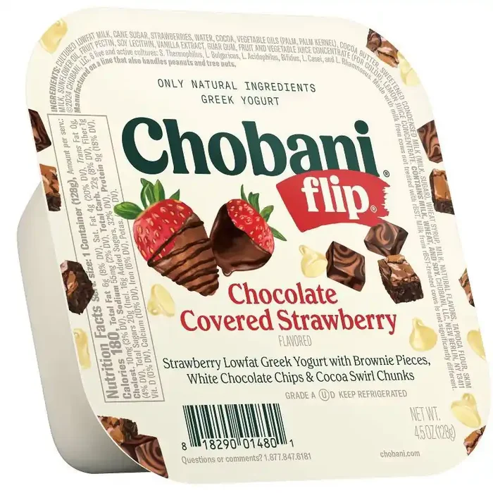 Chobani Flip Greek Yogurt, Chocolate Covered Strawberry