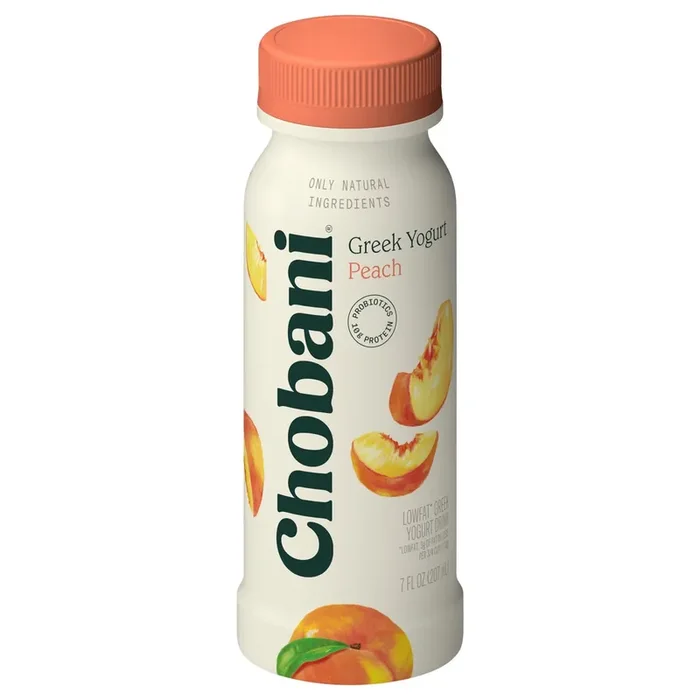 Chobani Low-Fat Greek Yogurt Peach Drink 7oz