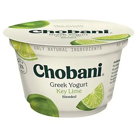Chobani Low-Fat Key Lime Blended Greek Yogurt – 5.3 Oz